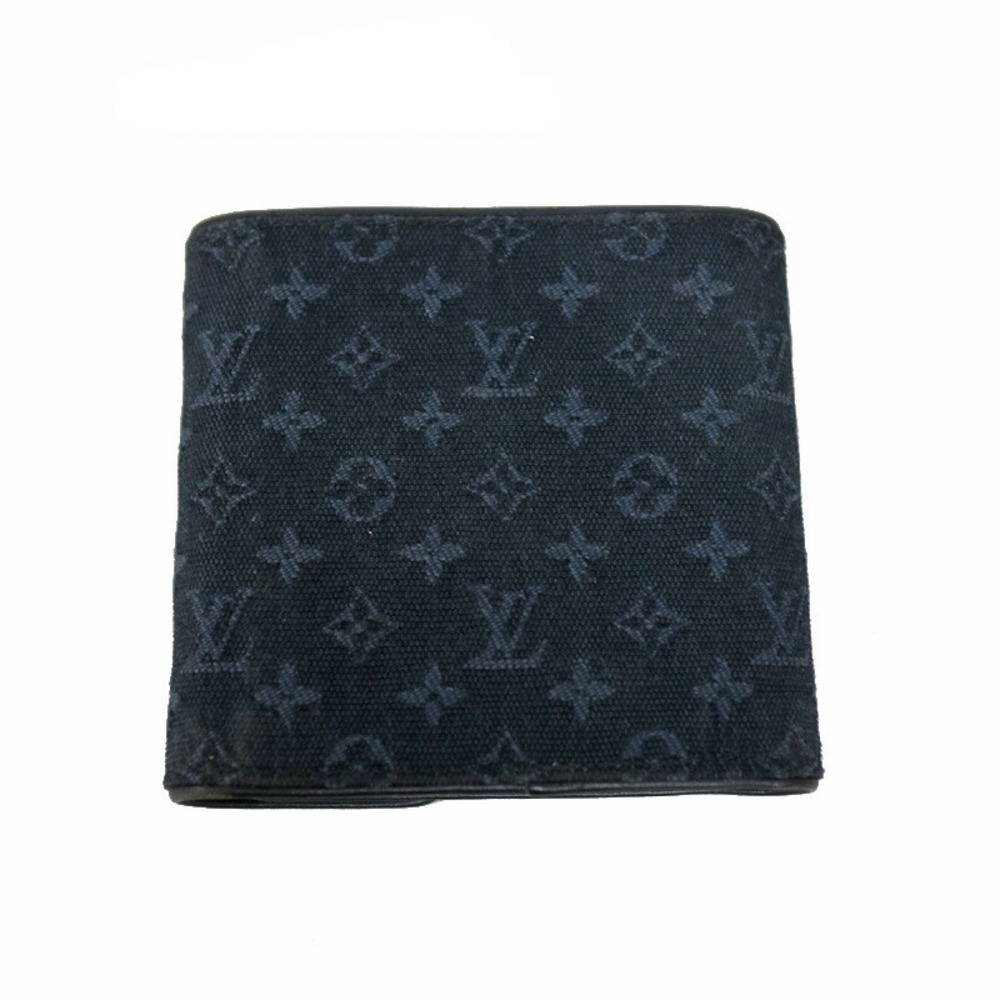 Louis Vuitton Carte Porte Bie Wallet Blue lan LV Trifold - Picture 2 of 6